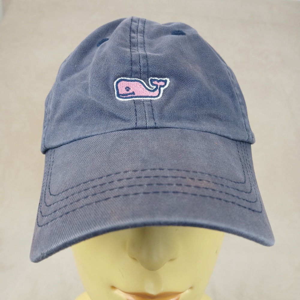 Vineyard Vines Baseball Cap Dad Faded Whale Embroidered Adjustable